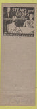 Matchbook Cover - Apex Cafe Bakersfield CA pinup