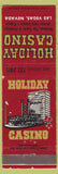Matchbook Cover - Holiday House Casino Las Vegas NV