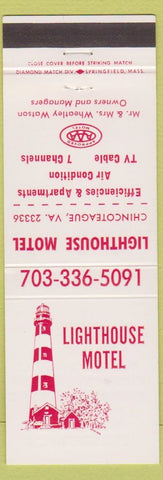 Matchbook Cover - Lighthouse Motel Chincoteague VA