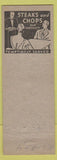 Matchbook Cover - Apex Cafe Bakersfield CA pinup