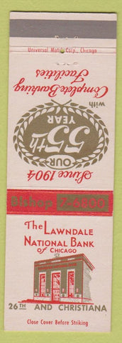 Matchbook Cover - Lawndale National Bank of Chicago IL