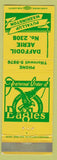 Matchbook Cover - Eagles Club Puyallup WA