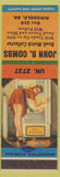 Matchbook Cover - John B Combs Match Collector Ringgold GA pinup