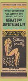 Matchbook Cover - Al's Restaurant Tavern Bridgeport CT pinup