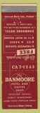 Matchbook Cover - Danmoore Hotel Coffee Shop Portland OR