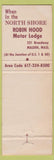 Matchbook Cover - Hotel 128 Dedham MA