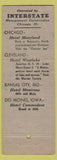 Matchbook Cover - Fairgrounds Hotel ST Louis MO