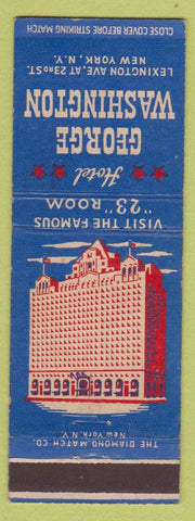 Matchbook Cover - George Washington Hotel New York City