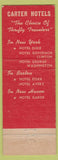 Matchbook Cover - George Washington Hotel New York City