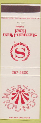 Matchbook Cover - Sheraton Plaza Hotel Boston MA