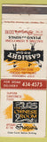 Matchbook Cover - Chinese Room Gaslight Room London ON WEAR