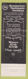 Matchbook Cover - Challedon Exquisit Winner's Circle New Carrolton MD WEAR