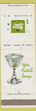Matchbook Cover - The Yates Hotel Syracuse NY