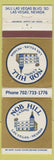 Matchbook Cover - Nob Hill Casino Las Vegas NV