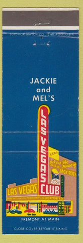 Matchbook Cover - Las Vegas Club Casino Las Vegas NV