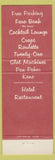 Matchbook Cover - Las Vegas Club Casino Las Vegas NV
