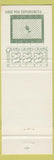 Matchbook Cover - Tropicana Casino Atlantic City NJ