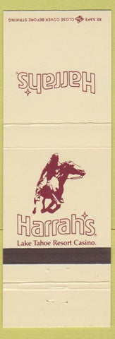 Matchbook Cover - Harrah's Casino Lake Tahoe NV
