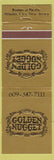 Matchbook Cover - Golden Nugget Casino Atlantic City NJ
