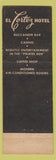 Matchbook Cover - EL Cortez Hotel Casino Las Vegas NV girlie pirate