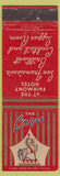 Matchbook Cover - The Cirque Fairmont Hotel San Francisco CA