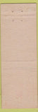Matchbook Cover - The Cirque Fairmont Hotel San Francisco CA