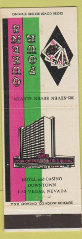 Matchbook Cover - Four Queens Casino Las Vegas NV