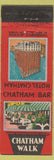 Matchbook Cover - Hotel Chatham  New York City