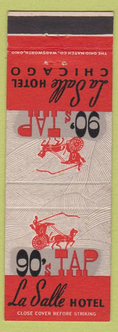 Matchbook Cover - LaSalle Hotel Chicago IL 90's tap