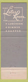 Matchbook Cover - LaSalle Hotel Chicago IL 90's tap