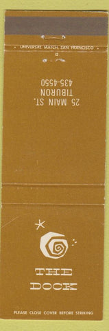 Matchbook Cover - The Dock Tiburon CA