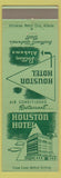 Matchbook Cover - Houston Hotel Dothan AL