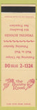 Matchbook Cover - The Bunny Room Twisting Bunnies San Francisco CA