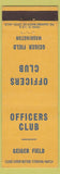 Matchbook Cover - Officers Club Geiger Field WA