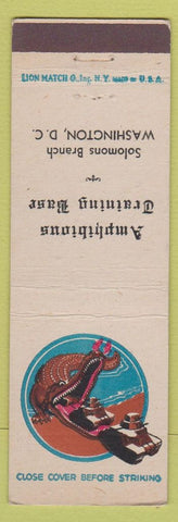 Matchbook Cover - Amphibious Training Base Solomons Beach Washington DC