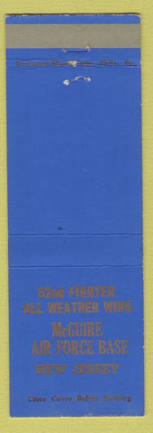 Matchbook Cover - McGuire Air Force Base NJ