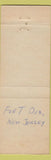 Matchbook Cover - McGuire Air Force Base NJ