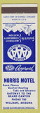 Matchbook Cover - Norris Motel Williams AZ