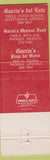 Matchbook Cover - Garcia's Restaurant Scottsdale Phoenix AZ WEAR