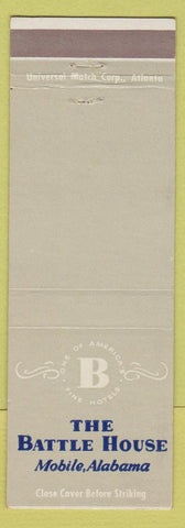 Matchbook Cover - Battle House Mobile AL