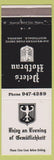Matchbook Cover - Peter's Hofbrau Scottsdale AZ