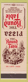 Matchbook Cover - Pizza Round Table Tempe AZ