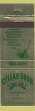 Matchbook Cover - Cellar Door Restaurant Houston TX
