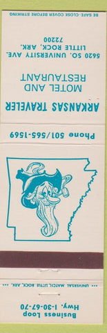 Matchbook Cover - Arkansas Traveler Motel Restaurant Little Rock AR