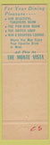 Matchbook Cover - Hotel Monte Vista Flagstaff AZ