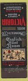 Matchbook Cover - Hotel Victoria Boston MA deco