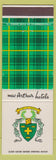 Matchbook Cover - MacArthur Hotels Biloxi MS Hot Springs Pierre SD Allicane OH