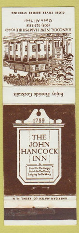 Matchbook Cover - John Hancock Inn Hancock NH