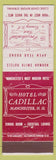 Matchbook Cover - Hotel Cadillac Manchester NH