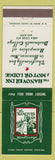 Matchbook Cover - Hanover Inn Motor Lodge Hanover NH Dartmouth College